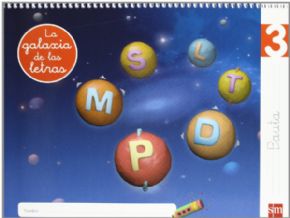 LECTO-ESCRITURA 3. PAUTA 4 AOS (GALAXIA DE LAS LETRAS) 